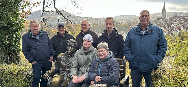 Vorstand mit der Berner Altstadt im Hintergrund