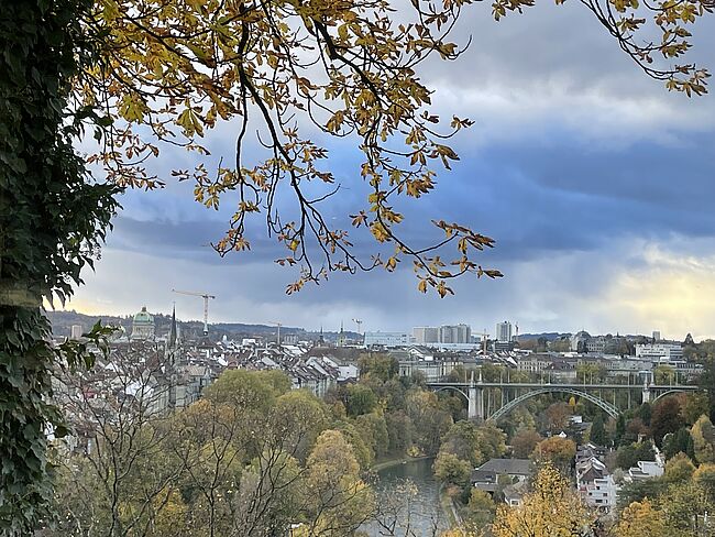 Blick auf die Berner Altstadt